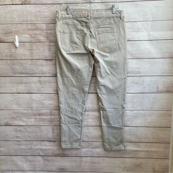 BDG MOTO SIDE ZIP SKINNY PANTS IN KHAKI - Picture 5 of 5